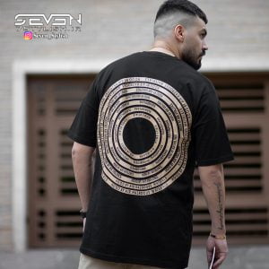 تیشرت لانگ استایل آزاد مشکی HBA